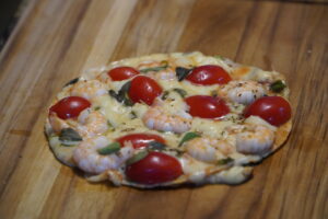 pizza de camarão