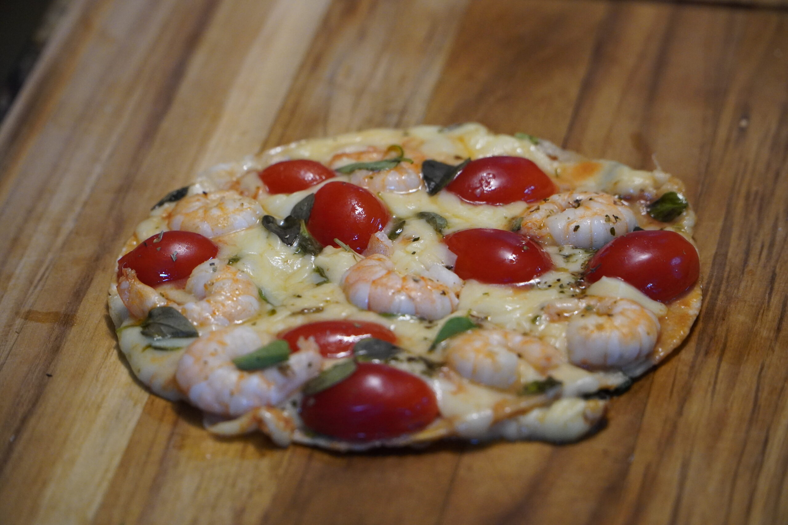 pizza de camarão