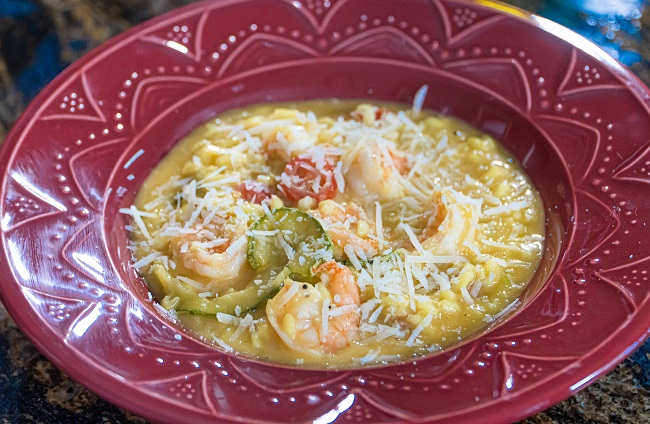Receita de risoto de camarão