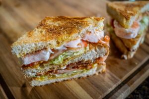 sandwich de camarão